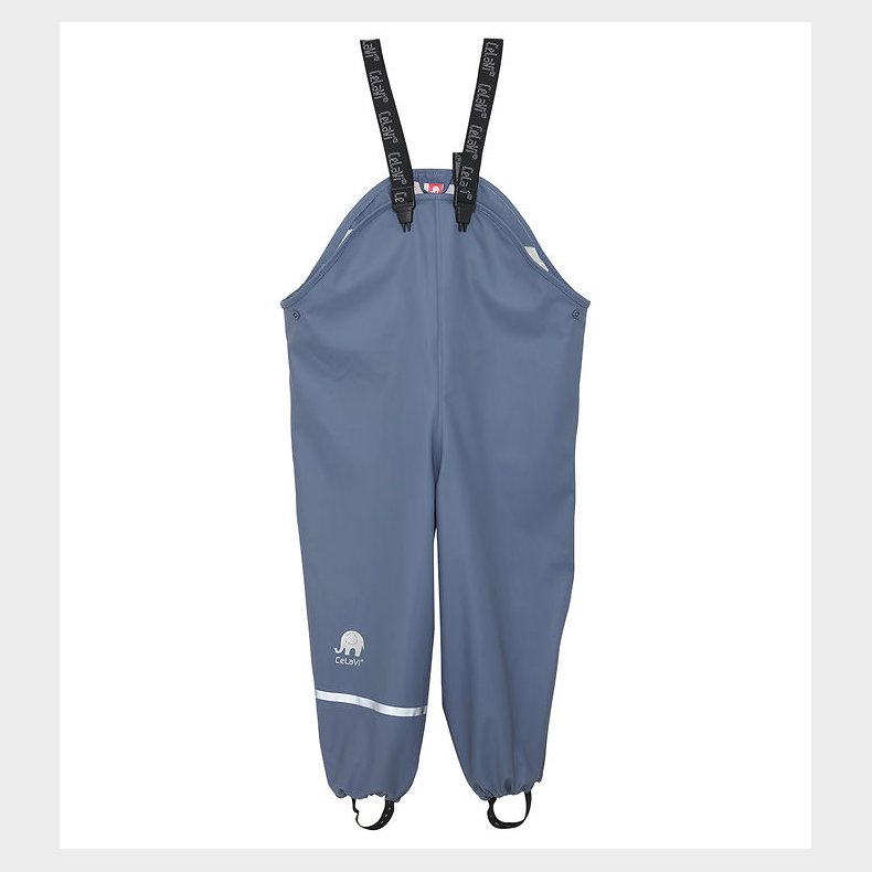 CeLaVi Regnbukser m. Seler - PU - Flint Stone