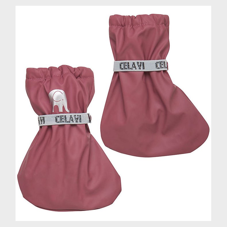 CeLaVi Overtr�kssko m. Fleece - PU - Rose Wine