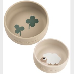 Done by Deer Sk�l - 2-pak - Silikone - Sheepy - Sand