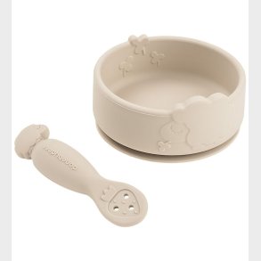 Done by Deer Spises�t - Silikone - Stick & Stay - Sheepy - Sand