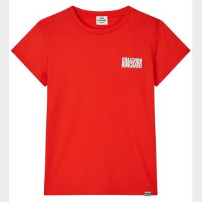 Mads N�rgaard T-shirt - Tuvina - Fiery Red