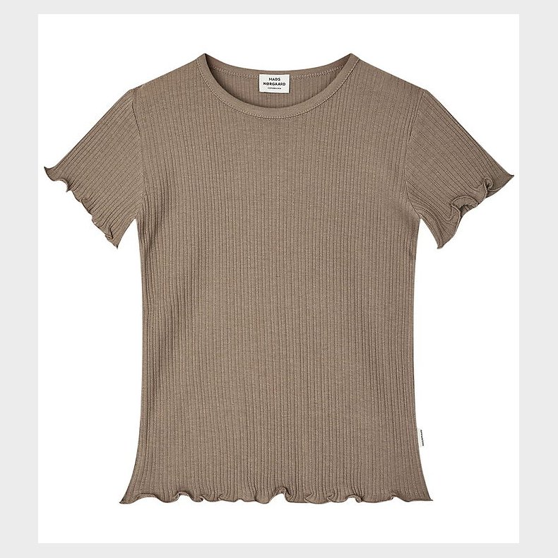mads N�rgaard T-shirt - Pointella - Walnut