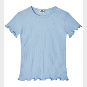 Mads N�rgaard t-shirt - Pointella Trixina - Cashmere Blue