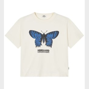 Mads N�rgaard t-shirt - Tristi - Vanilla Ice/Butterfly