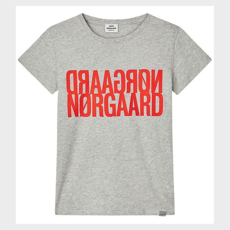 Mads N�rgaard T-shirt - Tuvina - Grey Melange