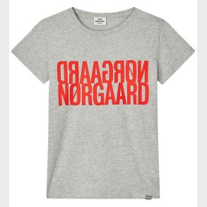 Mads N�rgaard T-shirt - Tuvina - Grey Melange