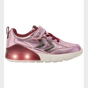 Hummel Sko m. Lys - Daylight Glitter JR - Roseate Spoonbill