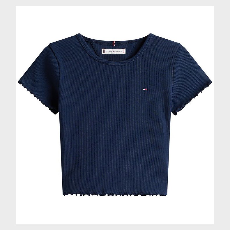 Tommy Hilfiger T-shirt - Rib - Essential - Dark Night Navy