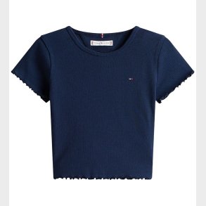 Tommy Hilfiger T-shirt - Rib - Essential - Dark Night Navy