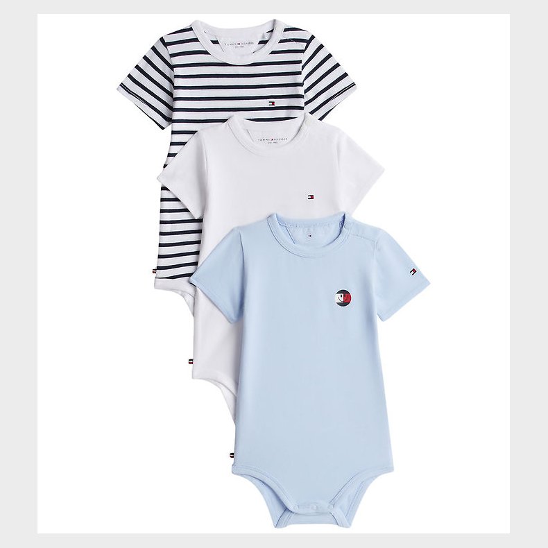 Tommy Hilfiger Gave�ske - Body k/� - 3-pak - Sweet Blue