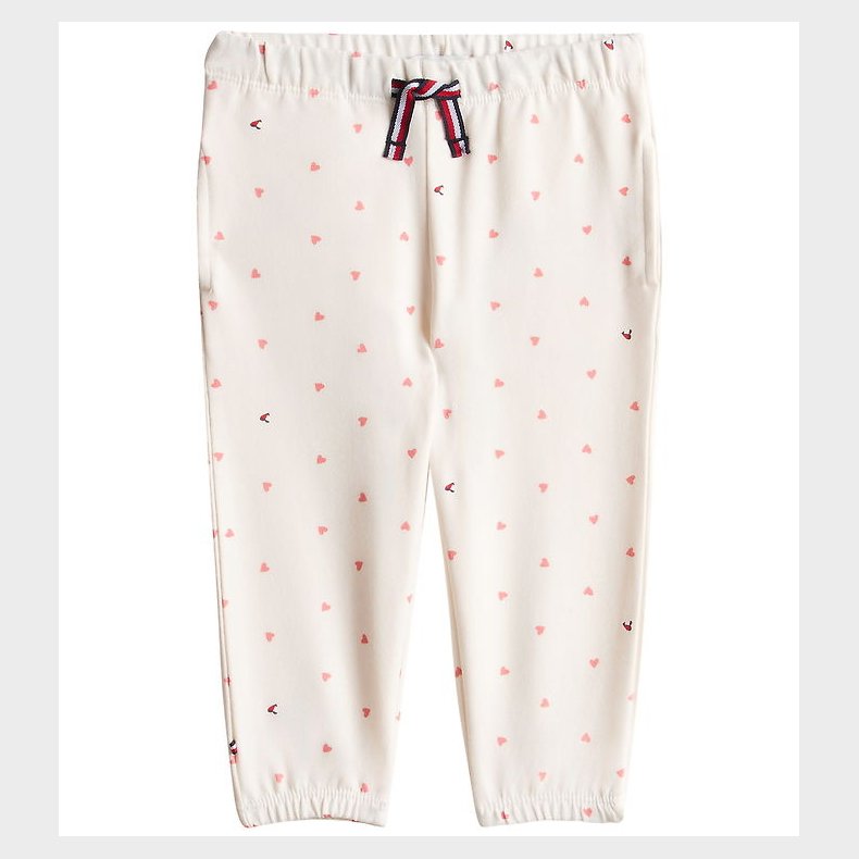 Tommy Hilfiger Sweatpants - Ancient White/Aop Hearts