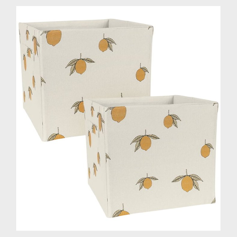 Konges Sl�jd Opbevaringskasser - 2-pak - Lemon