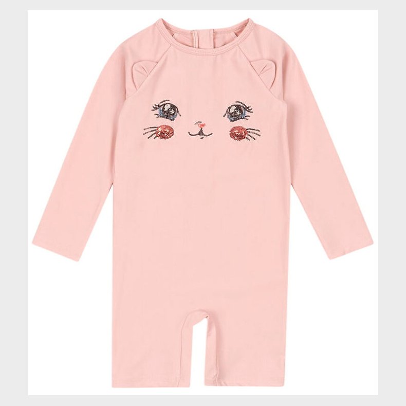 Konges Sl�jd Badeheldragt - UV40+ - Kitty - Powder Pink