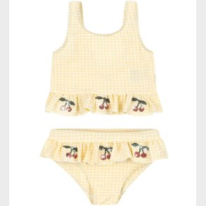 Konges Sl�jd Bikini - Etta - Banana Almond Check