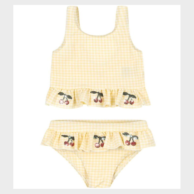 Konges Sl�jd Bikini - Etta - Banana Almond Check