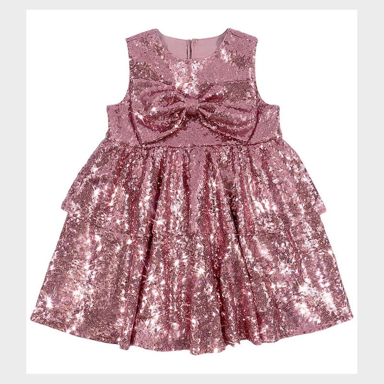 Konges Sl�jd Kjole - Rosie - Mellow Rose m. Pailletter