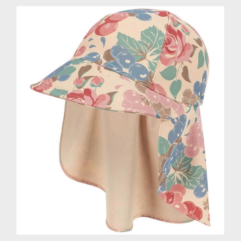 Konges Sl�jd Badehat - UV50+ - Manuca Frill - Bloomiegrape