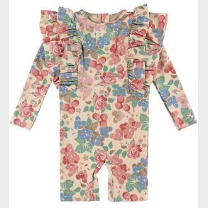 Konges Sl�jd Badeheldragt - UV40+ - Manuca Frill - Bloomiegrape