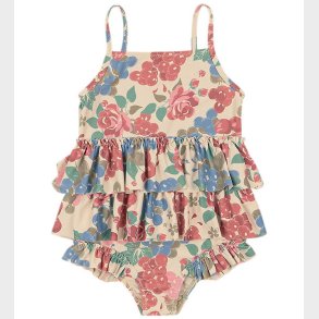 Konges Sl�jd Badedragt - Manuca Frill - UV40+ - Bloomiegrape