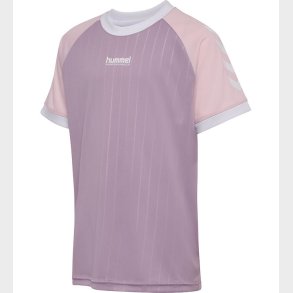 Hummel T-shirt - hmlJR Stripe - Lavender Mist