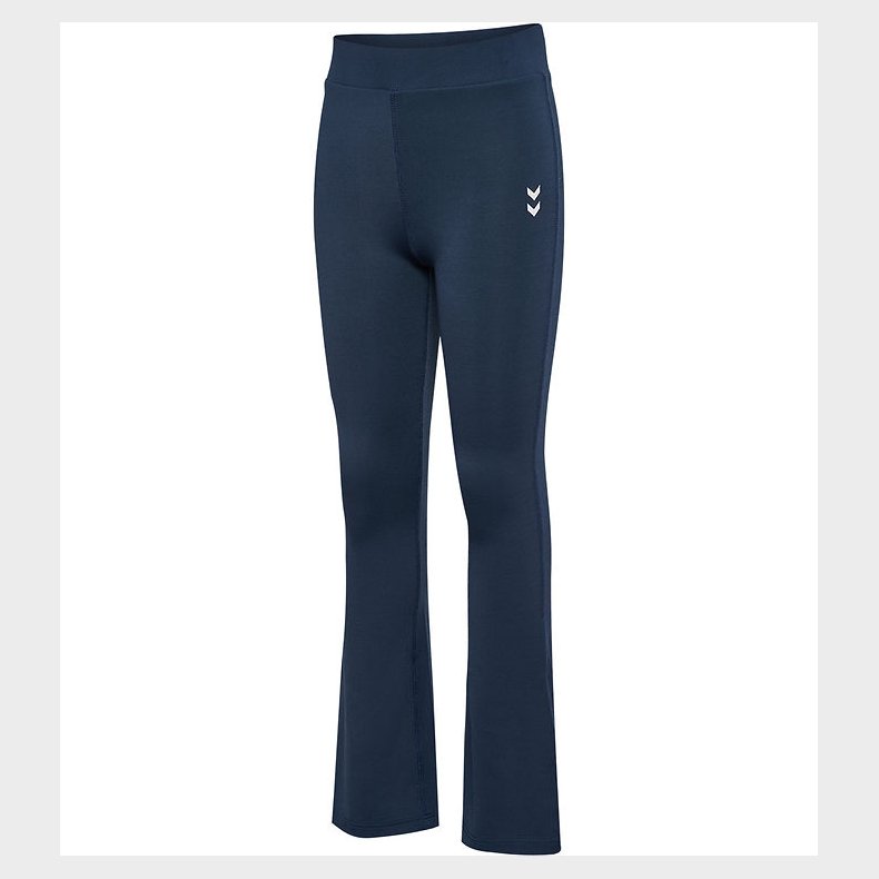 Hummel Leggings - High Waist Flared - Black Iris/Black Iris