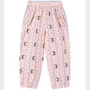 Fliink Bukser - Colombe - Chalk Pink AOP