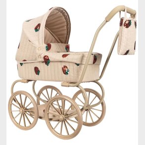 Konges Sl�jd Dukkebarnevogn - Minnie - Strawberry