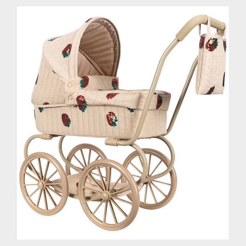 Konges Sl�jd Dukkebarnevogn - Minnie - Strawberry