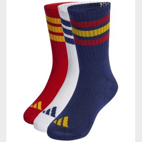 adidas Performance Str�mper - 3-pak - Crew - Dkblue/Tepore/White