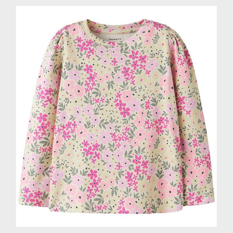 Name It Bluse - Rib - NmfDartias - Peyote Melange