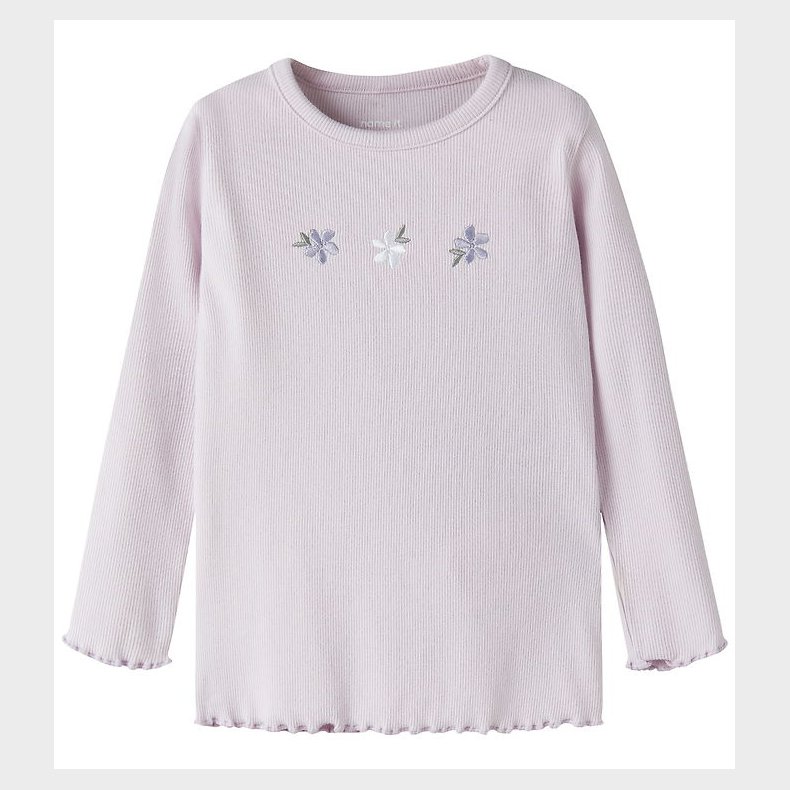 Name It Bluse - Rib - NmfDari - Lavender Fog