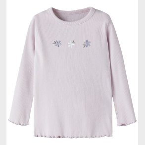 Name It Bluse - Rib - NmfDari - Lavender Fog
