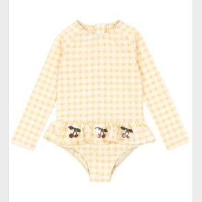 Konges Sl�jd Badedragt - Etta -U40+ - Banana Almond Check