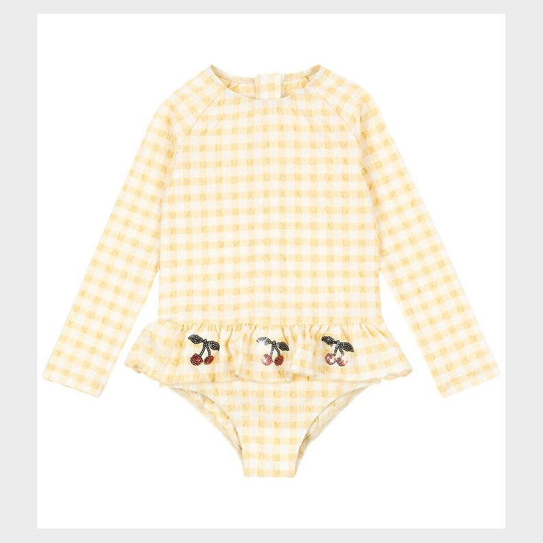 Konges Sl�jd Badedragt - Etta -U40+ - Banana Almond Check