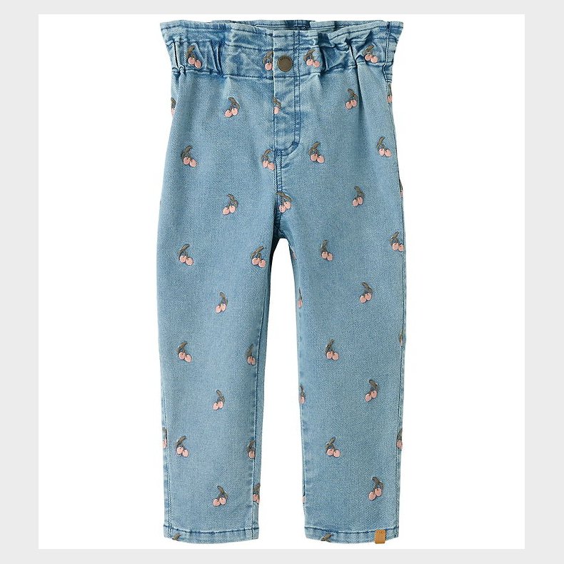 Lil' Atelier Jeans - Loose - NmfDena - Medium Blue Denim/Cherry