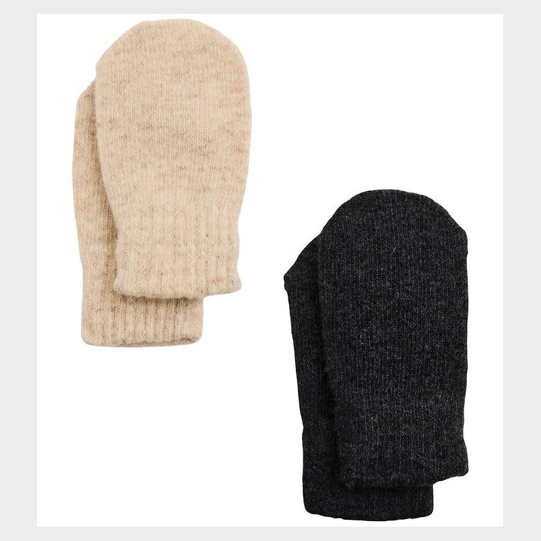 CeLaVi Luffer - Uld/nylon - 2-pak - White Pepper