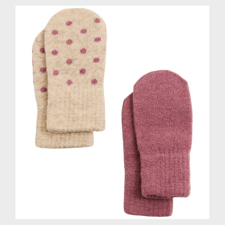 CeLaVi Luffer - Uld/Nylon - 2-pak - Nostalgia Rose