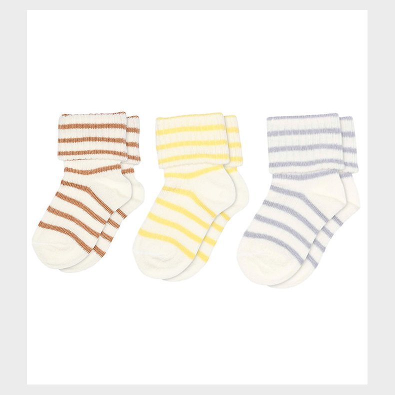 MP Str�mper - Viskose/Bambus - 3-pak - Rib - Kallie - Pineapple