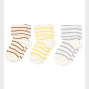 MP Str�mper - Viskose/Bambus - 3-pak - Rib - Kallie - Pineapple