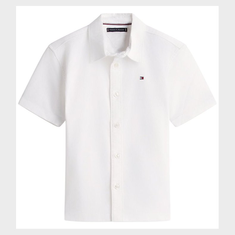 Tommy Hilfiger Skjorte k/� - Stretch Oxford - Hvid