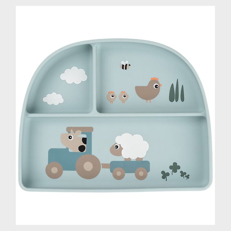 Done by Deer Tallerken - Stick & Stay - Tiny Farm - Bl�