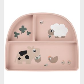 Done by Deer Tallerken - Stick & Stay - Tiny Farm - Pudder