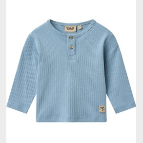 Wheat Bluse - Rib - Faded Denim