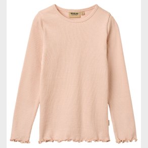 Wheat Bluse - Rib - Ida - Powder