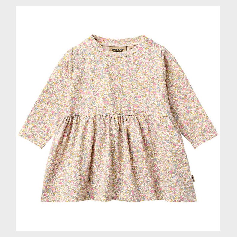 Wheat Kjole - Sessa - Blush Flower Meadow