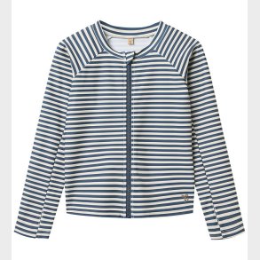 Wheat Badebluse - Uv40+ - Zip - Ada - Blue Stripe