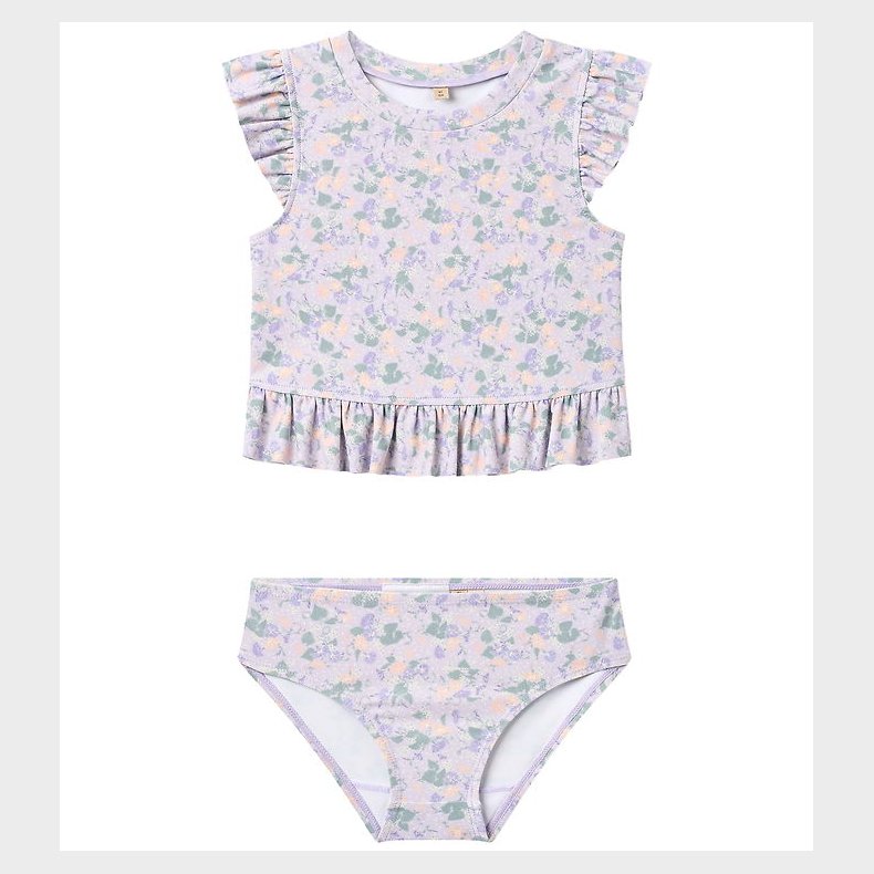 Wheat Bikini - UV40+ - Alma - Purple Light Petunias