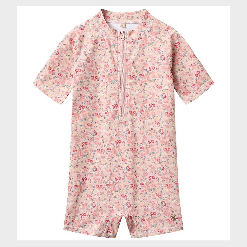 Wheat Badeheldragt - UV40+ - Cas - Powder Flowers And Seashells