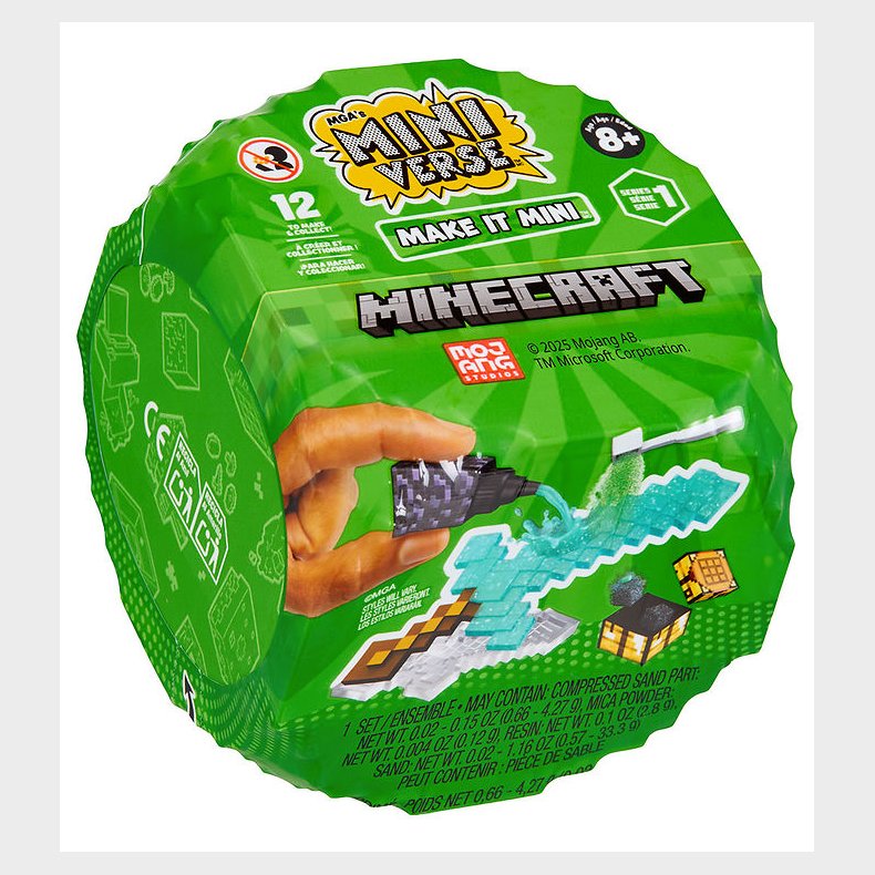 MGA's Miniverse Make It Mini - Minecraft - Asst.