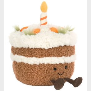 Jellycat Bamse - 15x15 cm - Amuseables Carrot Cake